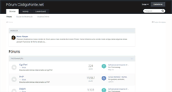 Desktop Screenshot of forum.codigofonte.net