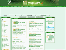 Tablet Screenshot of codigofonte.net